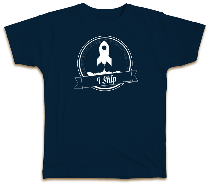 I Ship Rocketship.fm tshirt