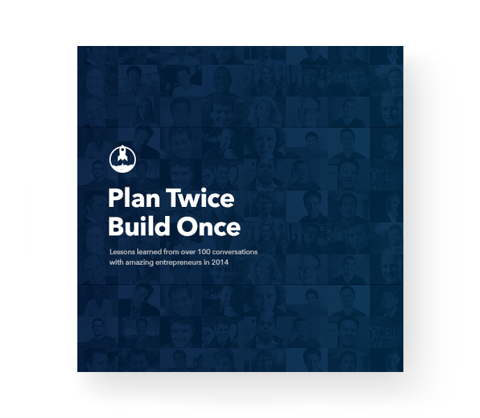 Plan twice, build once softcover book